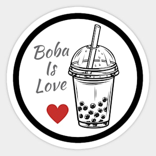 Boba Lover Classic Sticker